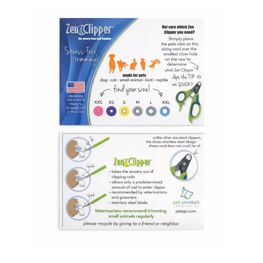 Zen Clipper XSmall Pet Nail Trimmer NWT, Cat or Small animal